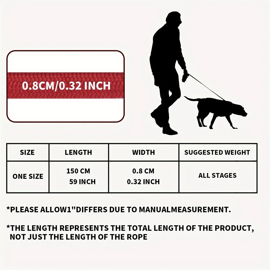 Rope Dog Lead with Padded Handle